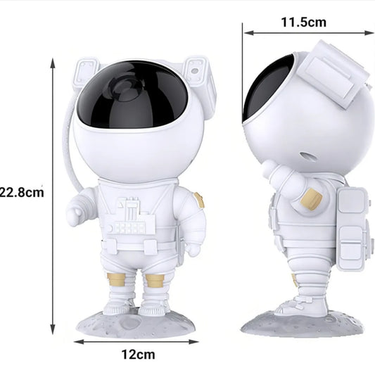 Astronauta proyector de estrellas con control y cable USB