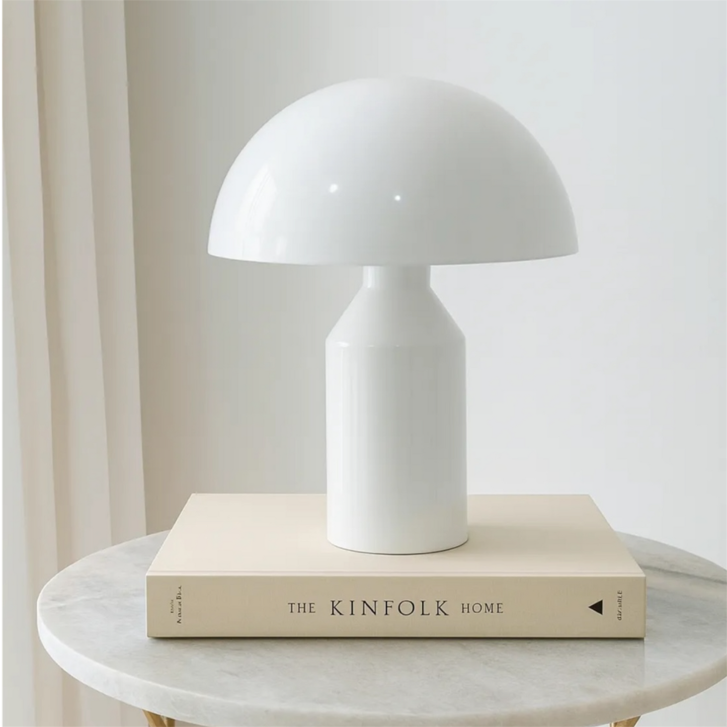 Lampara de Mesa Led Mushroom multicolor 14x20cm