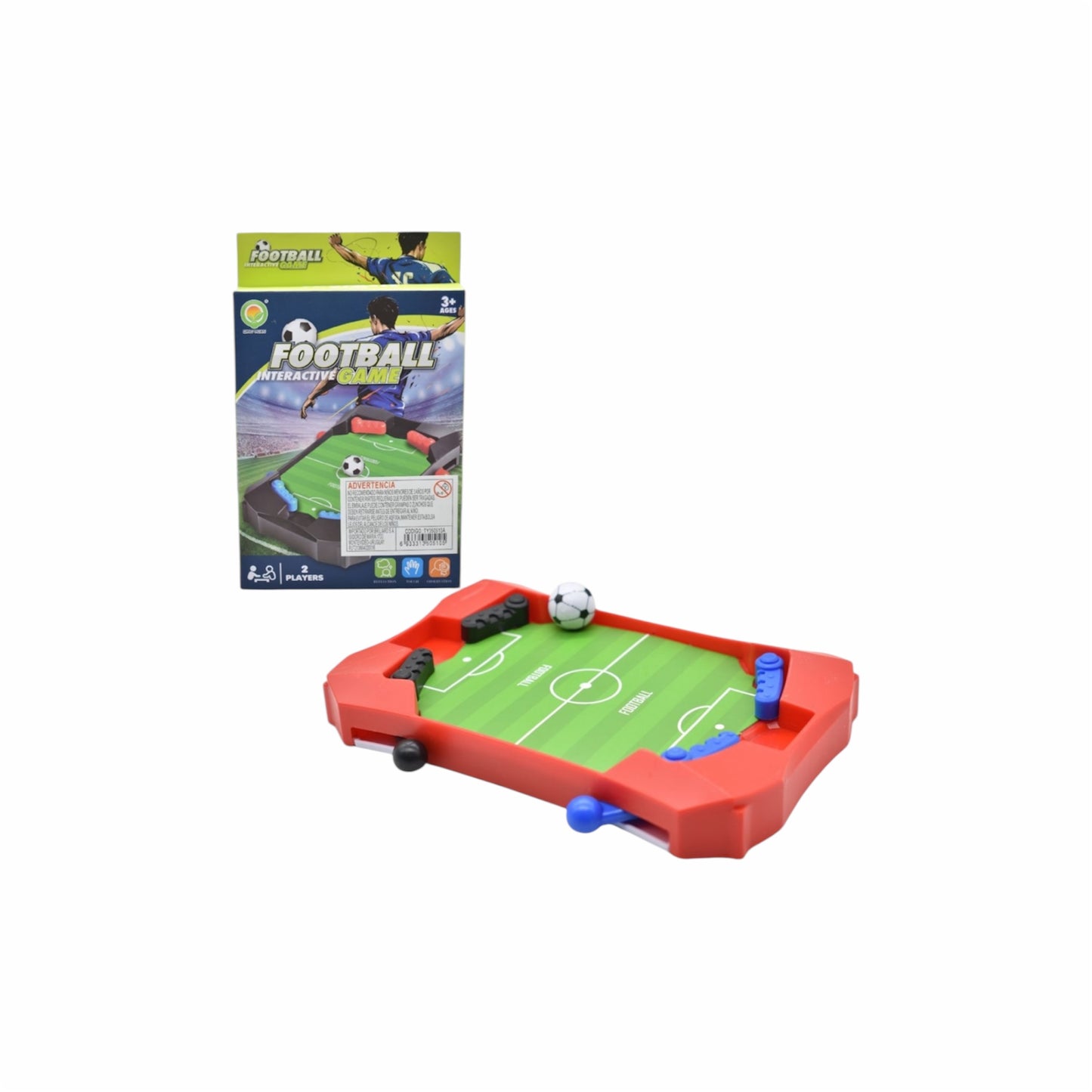 Juego de mesa mini con bola fútbol 19x14cm