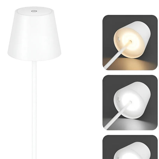 Lámpara Recargable LED – Altura Ajustable y Resistente al Agua