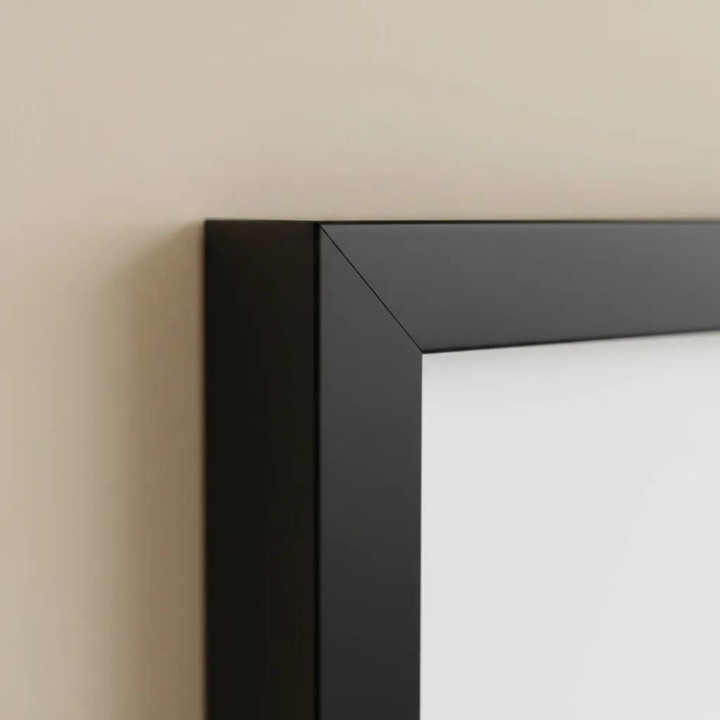 Marco Cuadro Negro Moderno Minimalista 35.5x28cm