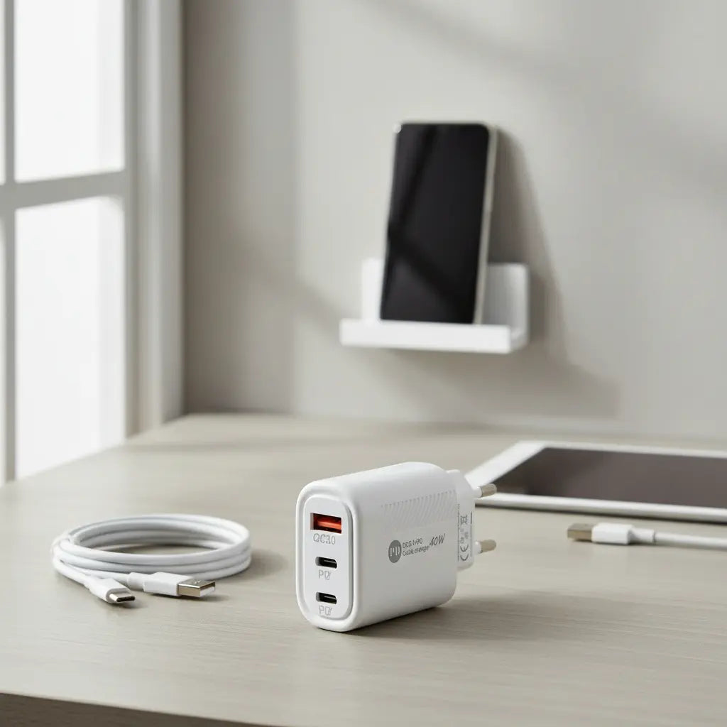 Adaptador Cargador Múltiple De Carga Rápida