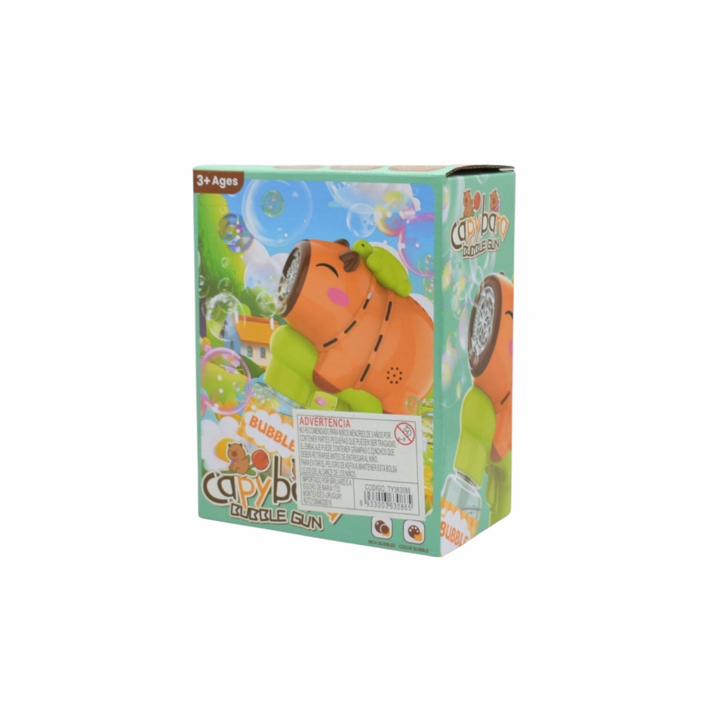 Burbujero capibara con sonido y luces