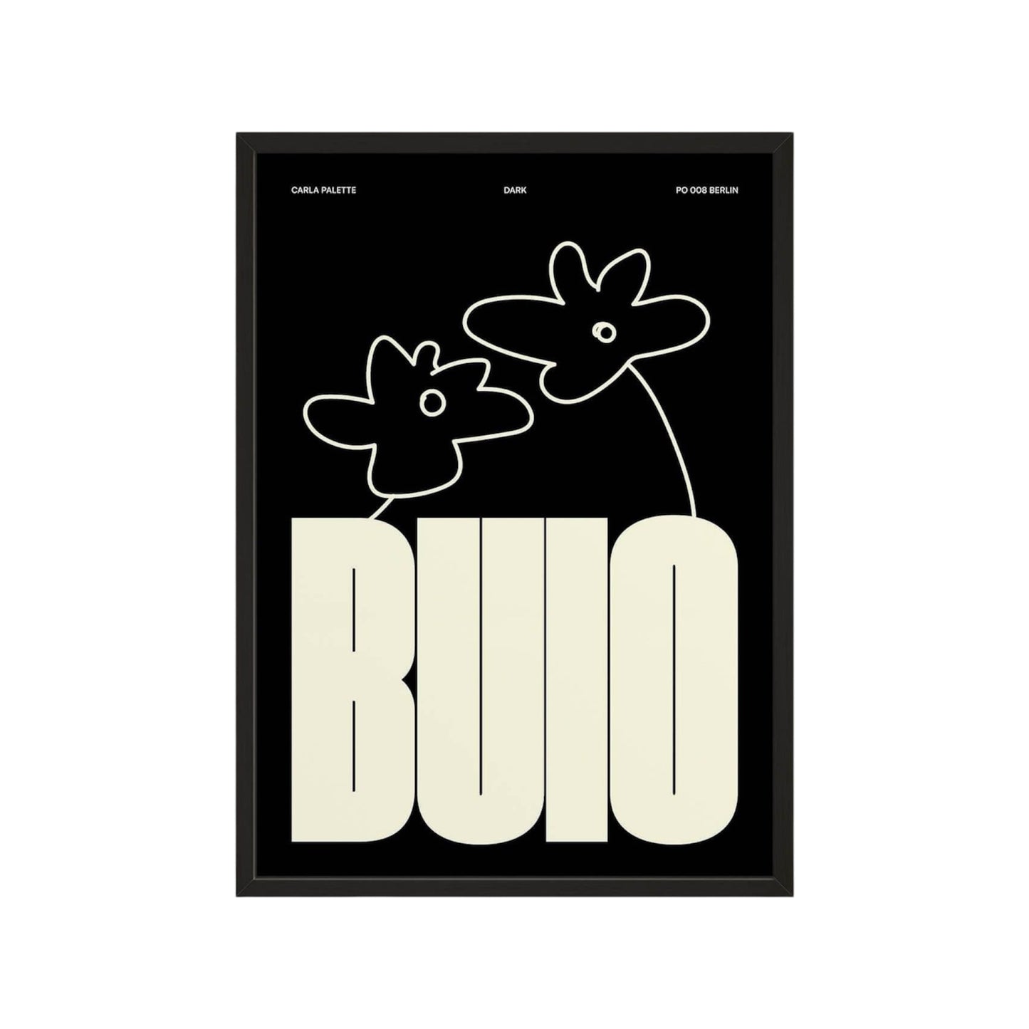 Cuadro BUIO estilo minimalista