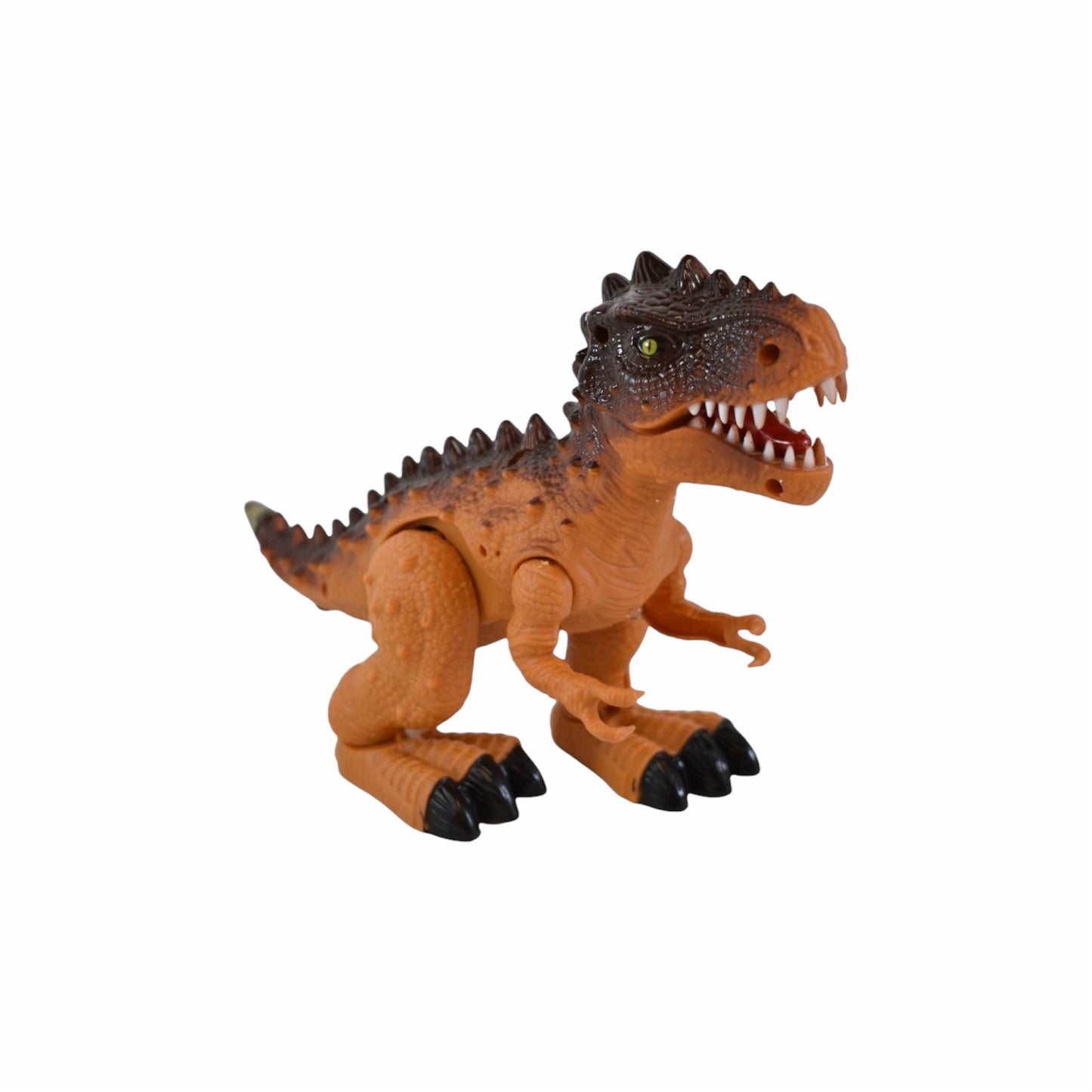 Dinosaurio con luz sonido y movimiento - 20 cm