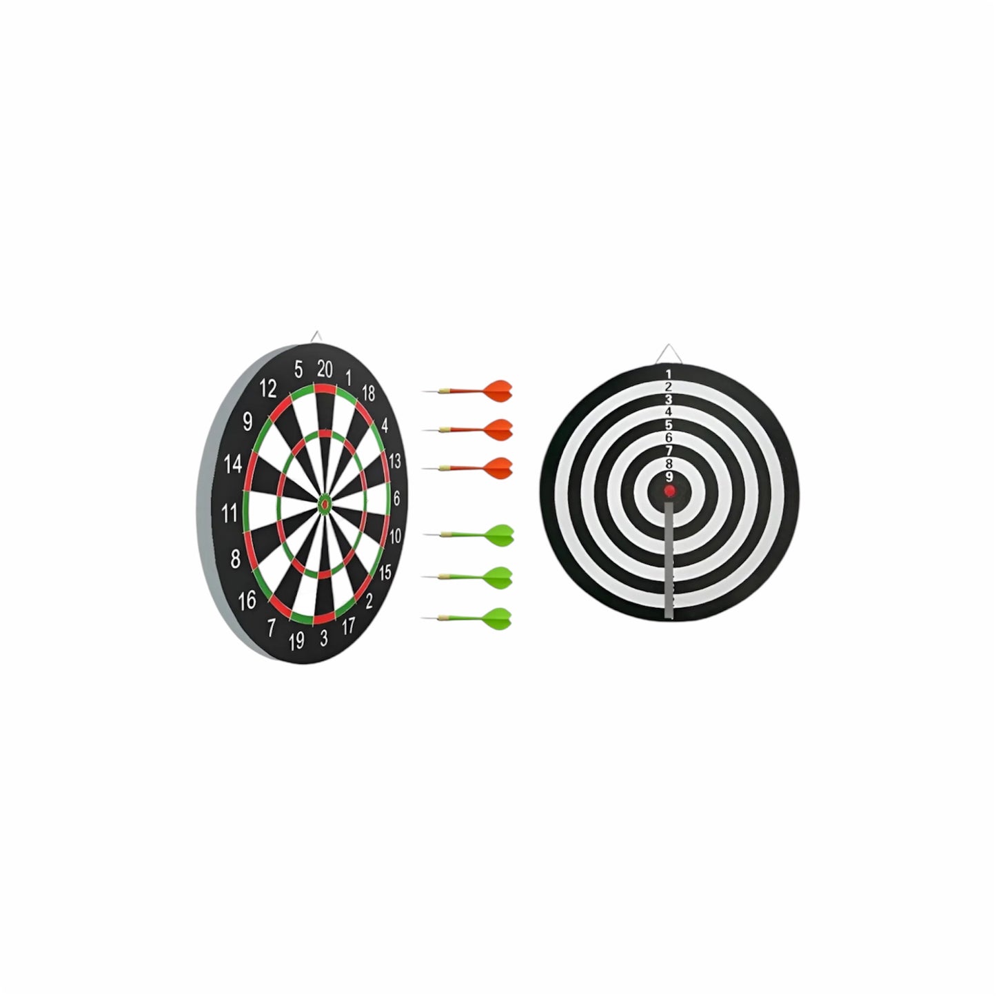 Tiro al blanco con 6 dardos - 40 cm
