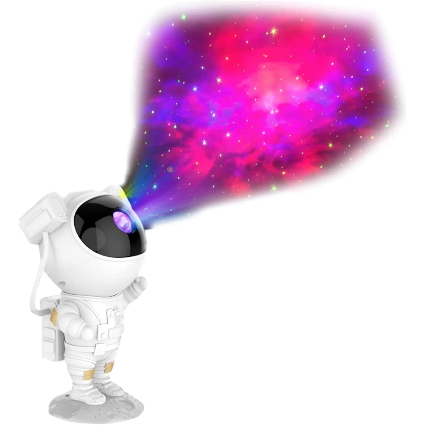 Astronauta proyector de estrellas con control y cable USB