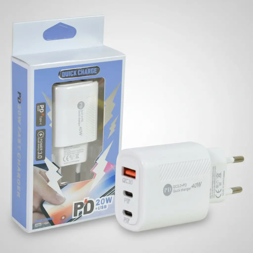 Adaptador Cargador Múltiple De Carga Rápida
