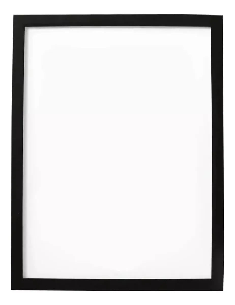 Marco Cuadro Negro Moderno Minimalista 35.5x28cm