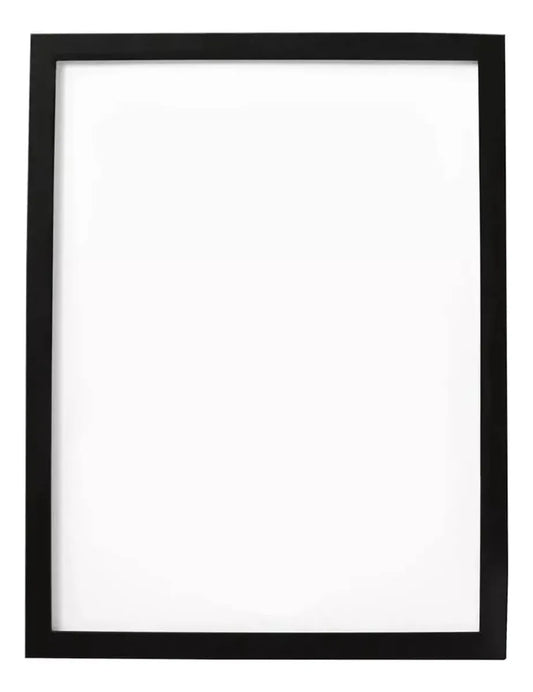 Marco Cuadro Negro Moderno Minimalista 35.5x28cm