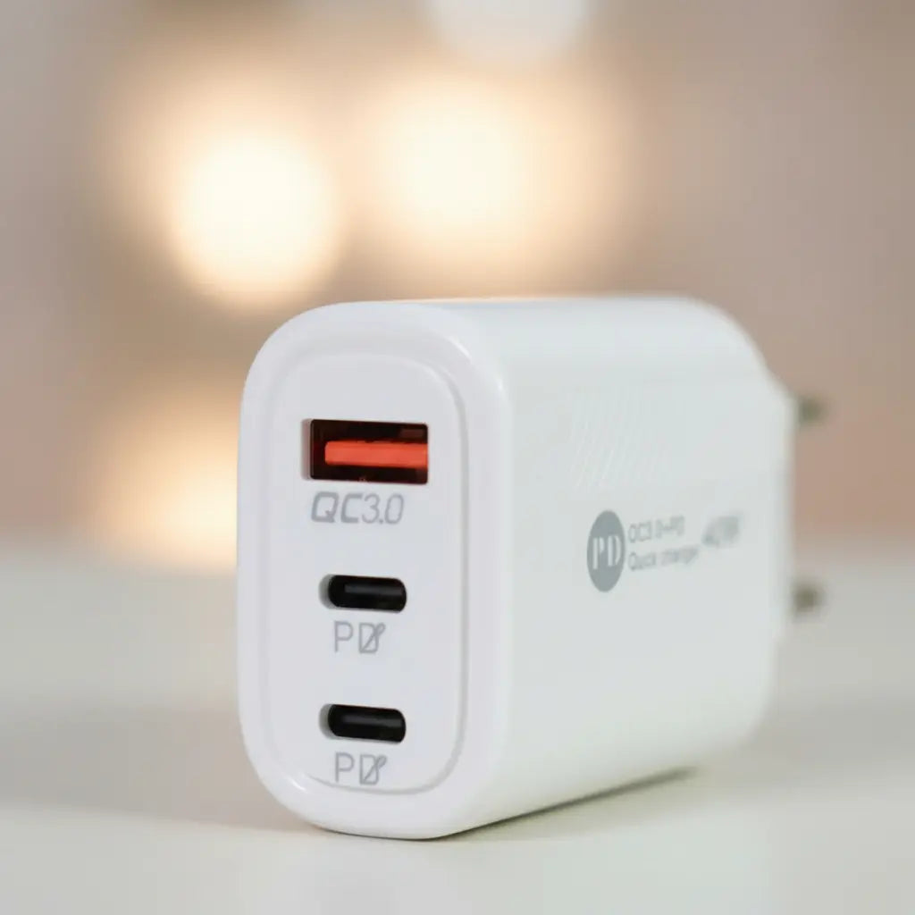 Adaptador Cargador Múltiple De Carga Rápida