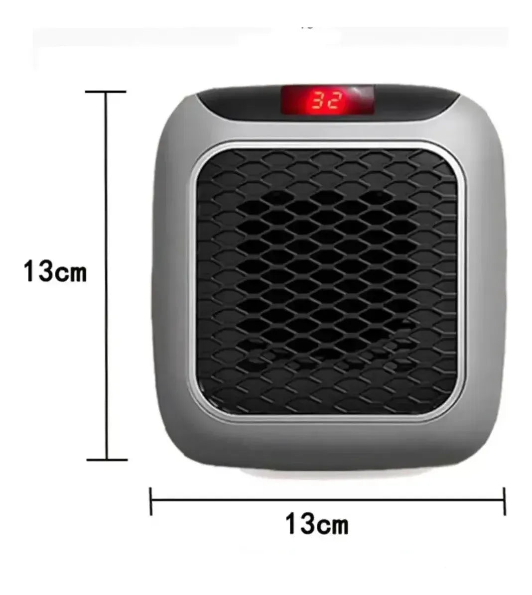 Mini Calefactor Portátil Eléctrico Pared 800w Control Remoto