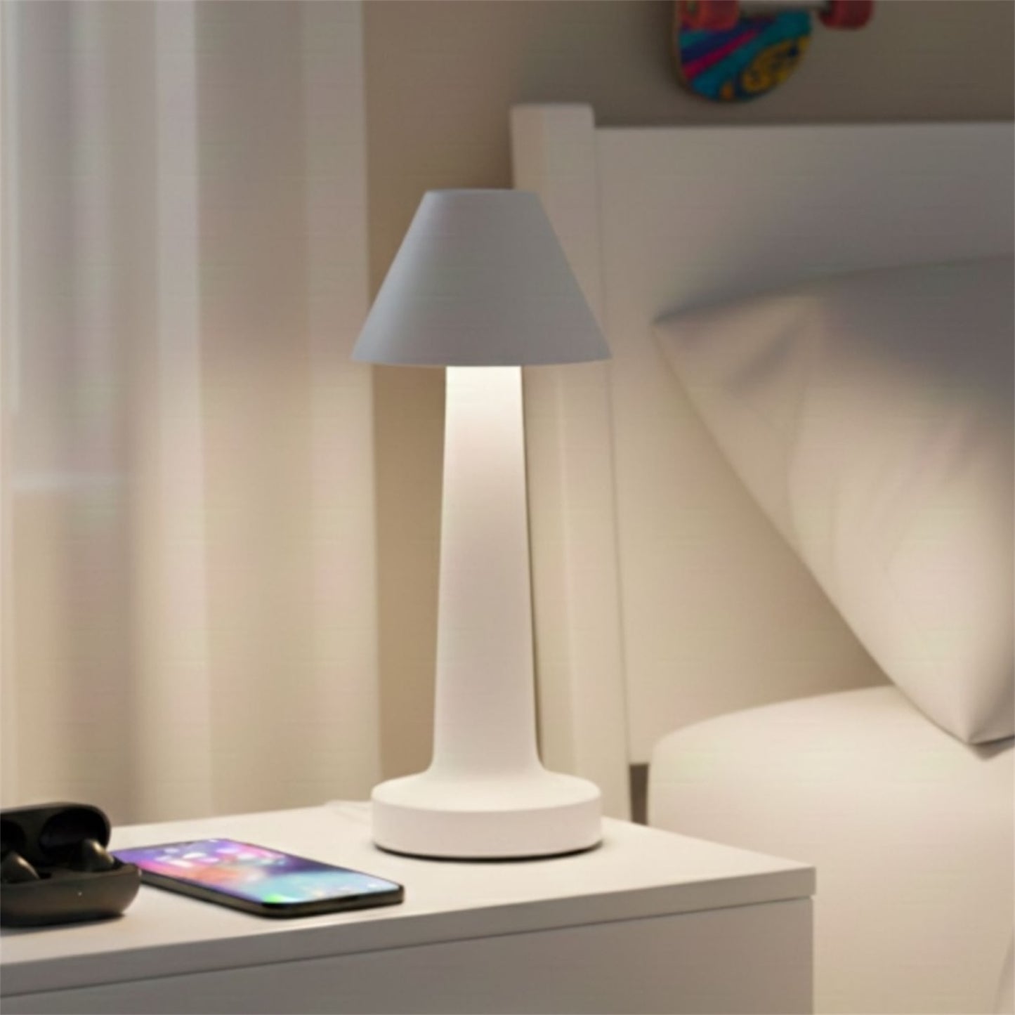 Lámpara de Escritorio LED Touch Recargable 3 Tonos