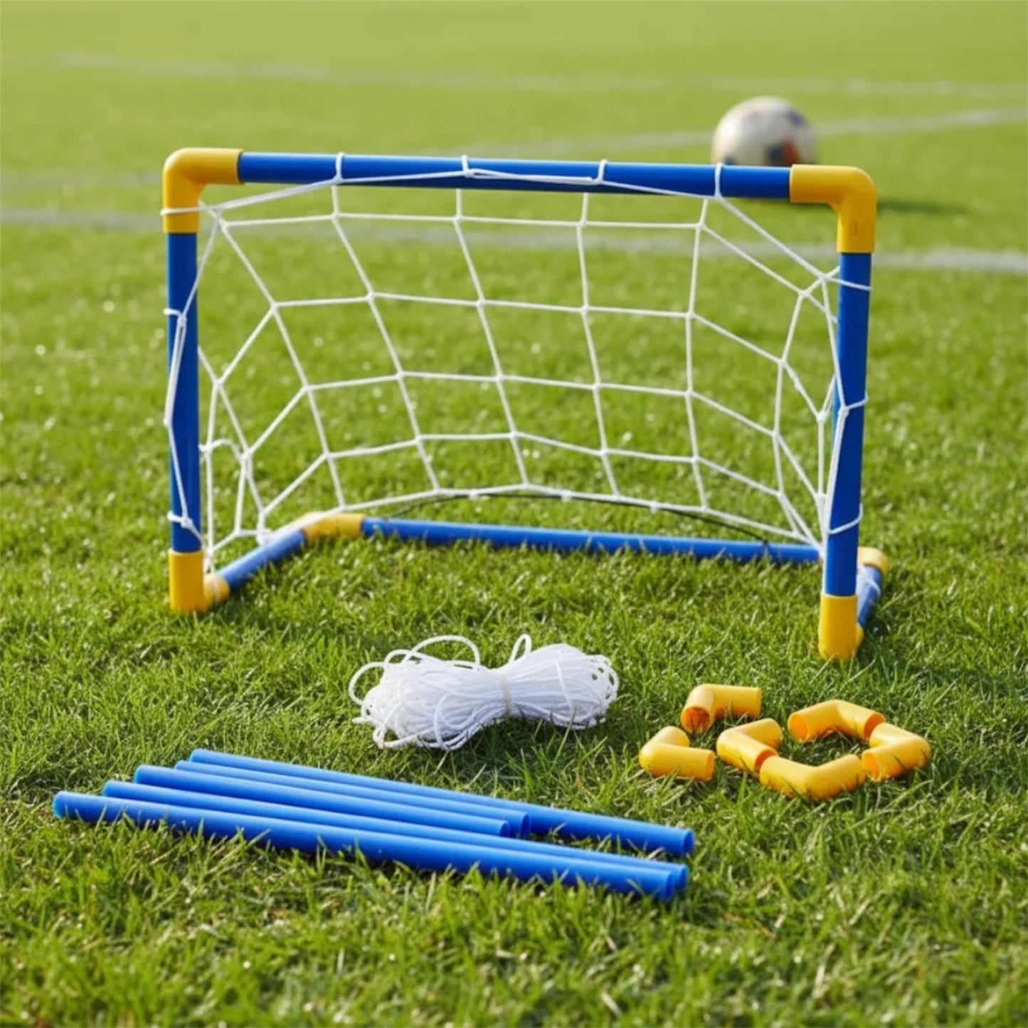 Arco de futbol encastrable infantil - 79x50x43cm