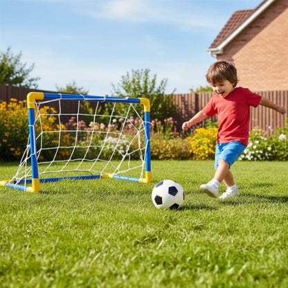 Arco de futbol encastrable infantil - 79x50x43cm